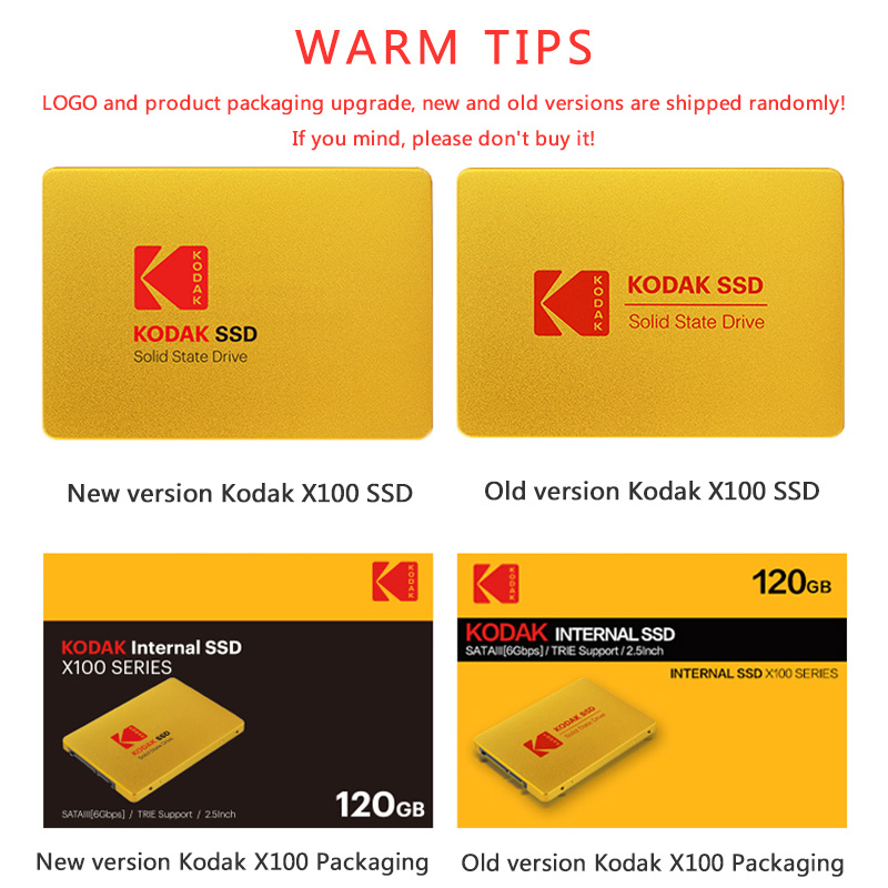 Kodak-内蔵ssd,x100,128gb,240 gb,480gb,960gb,2.5 gb,240インチsata