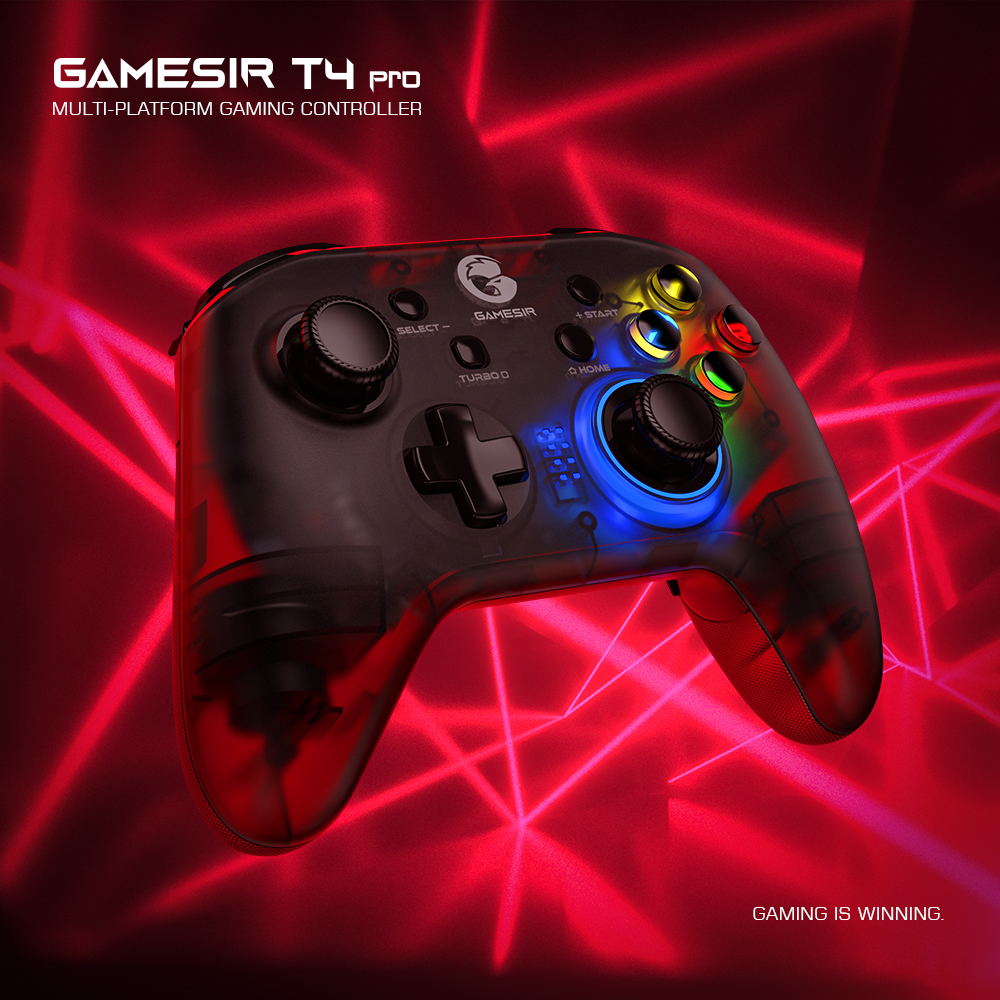 GameSir T4 Pro 2.4G Wireless Game Controller Bluetooth Gamepad