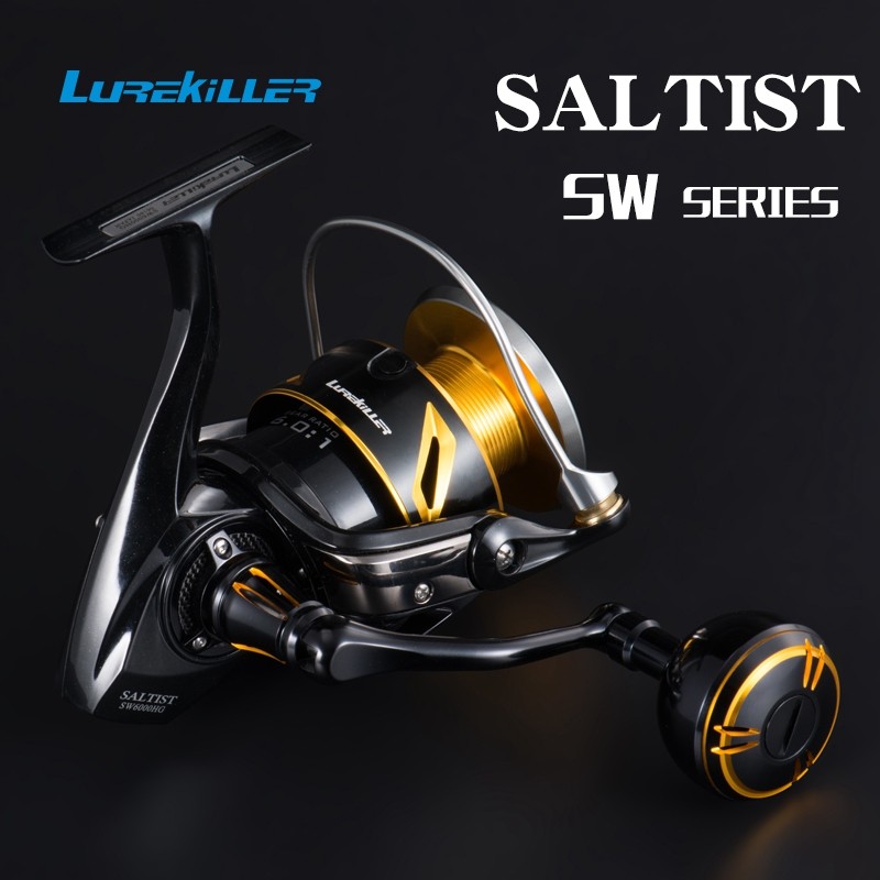 Japan Lurekiller Full Metal Spinning Jigging Saltist Reel SW4000XG