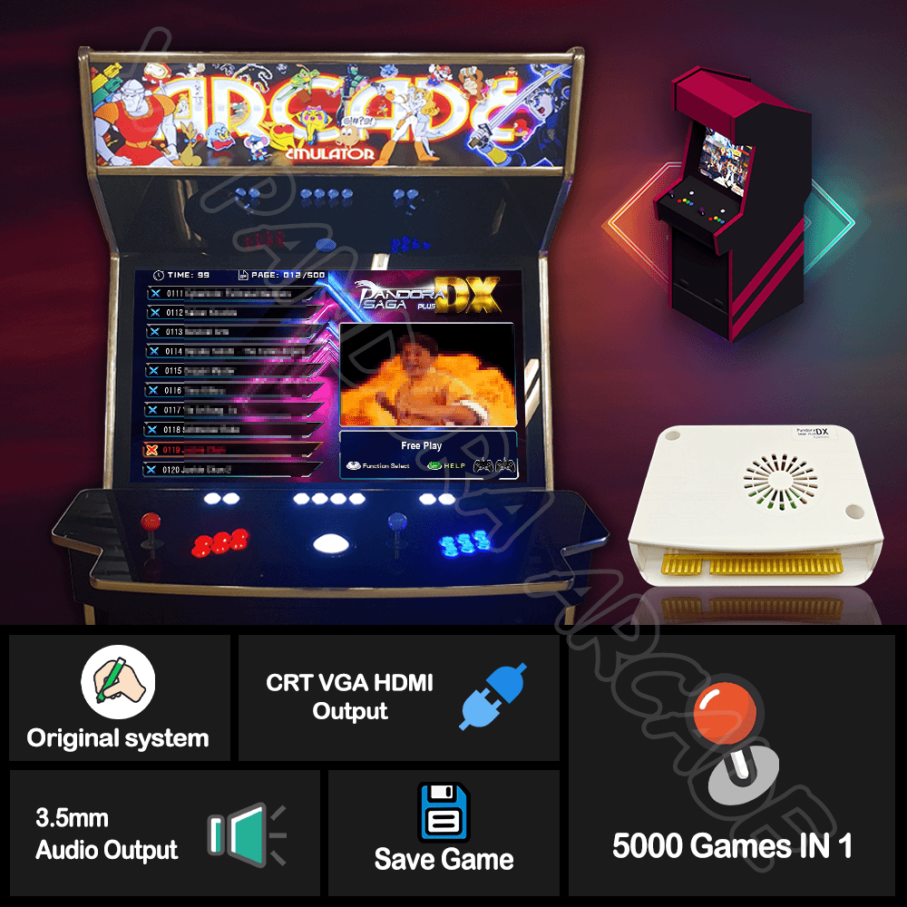 PANDORA BOX DX SAGA Special 5000 IN 1 ARCADE JAMMA Version PCB