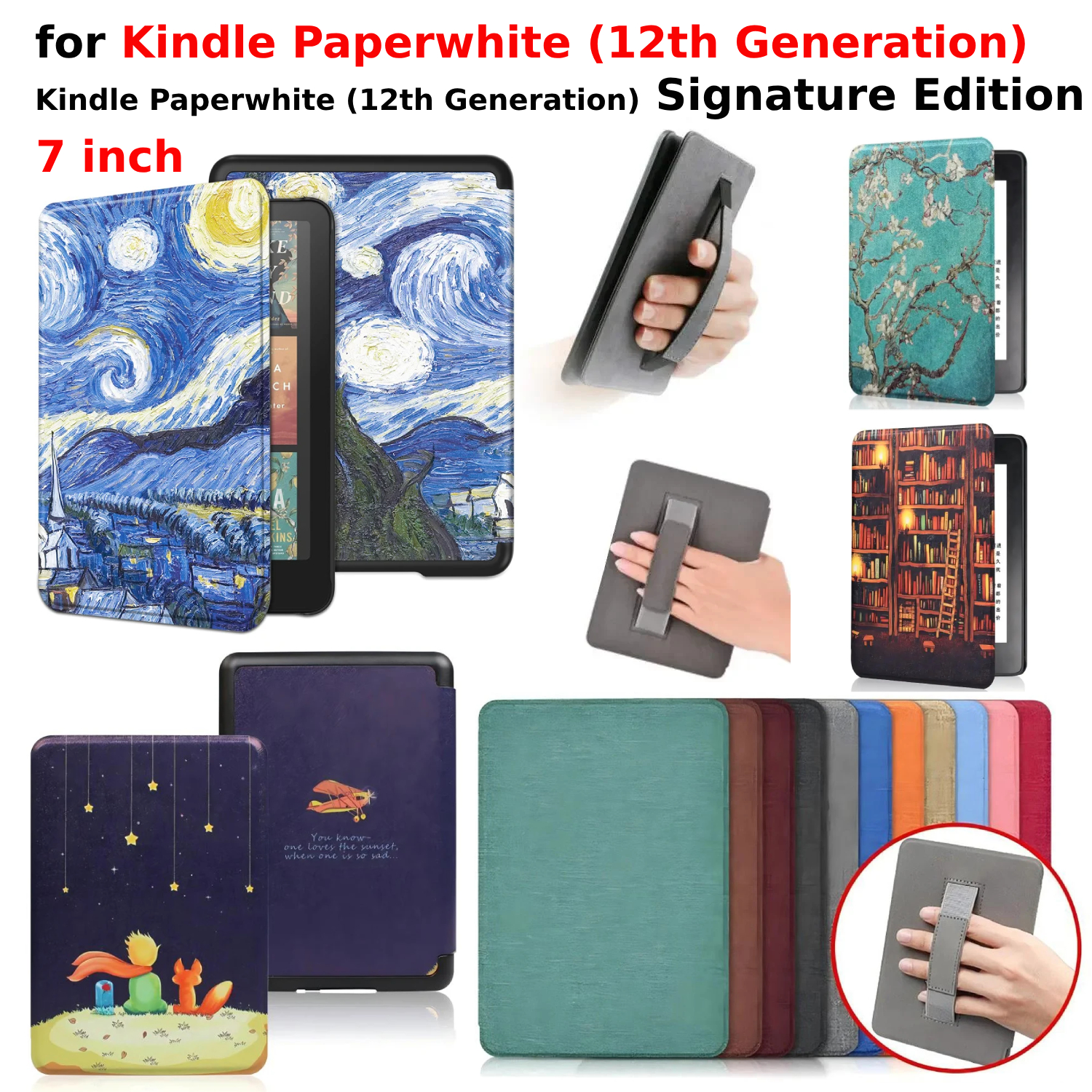 For Kindle Paperwhite 12th Generation Case 2024 Signature Edition
