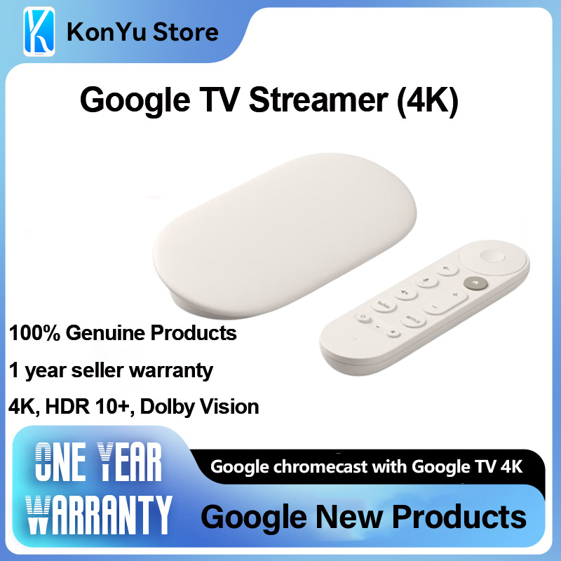 Original Google TV Streamer (4K) In Stock Android 10, 32GB Netflix