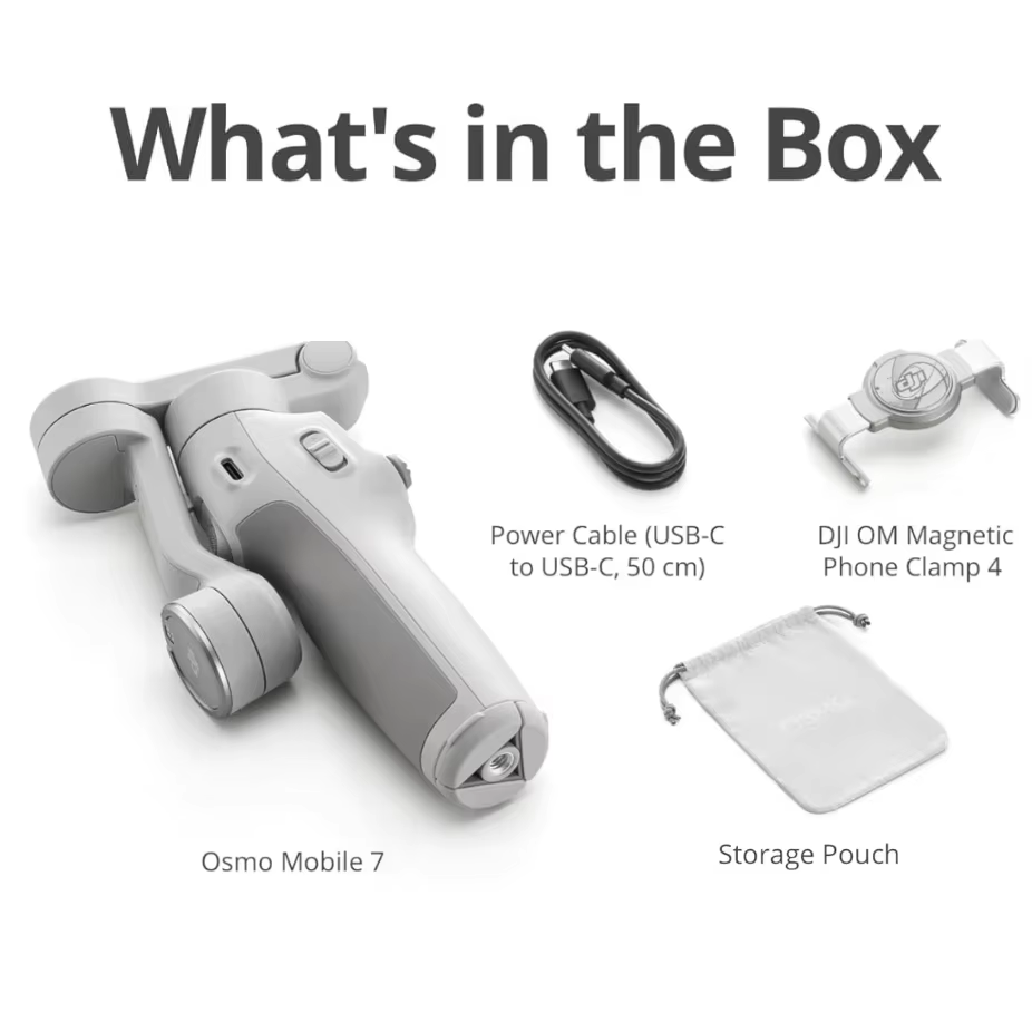 DJI Osmo Mobile 7 スマートフォンジンバルスタビライザー 3軸