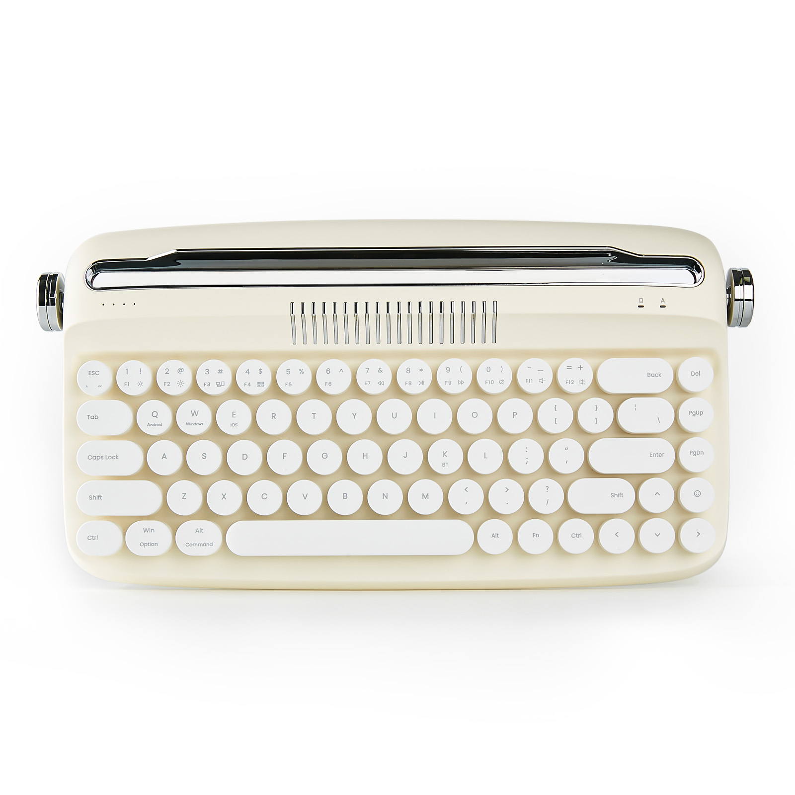 Yunzii-レトロタイプライターキーボード、b307アイボリーバター
