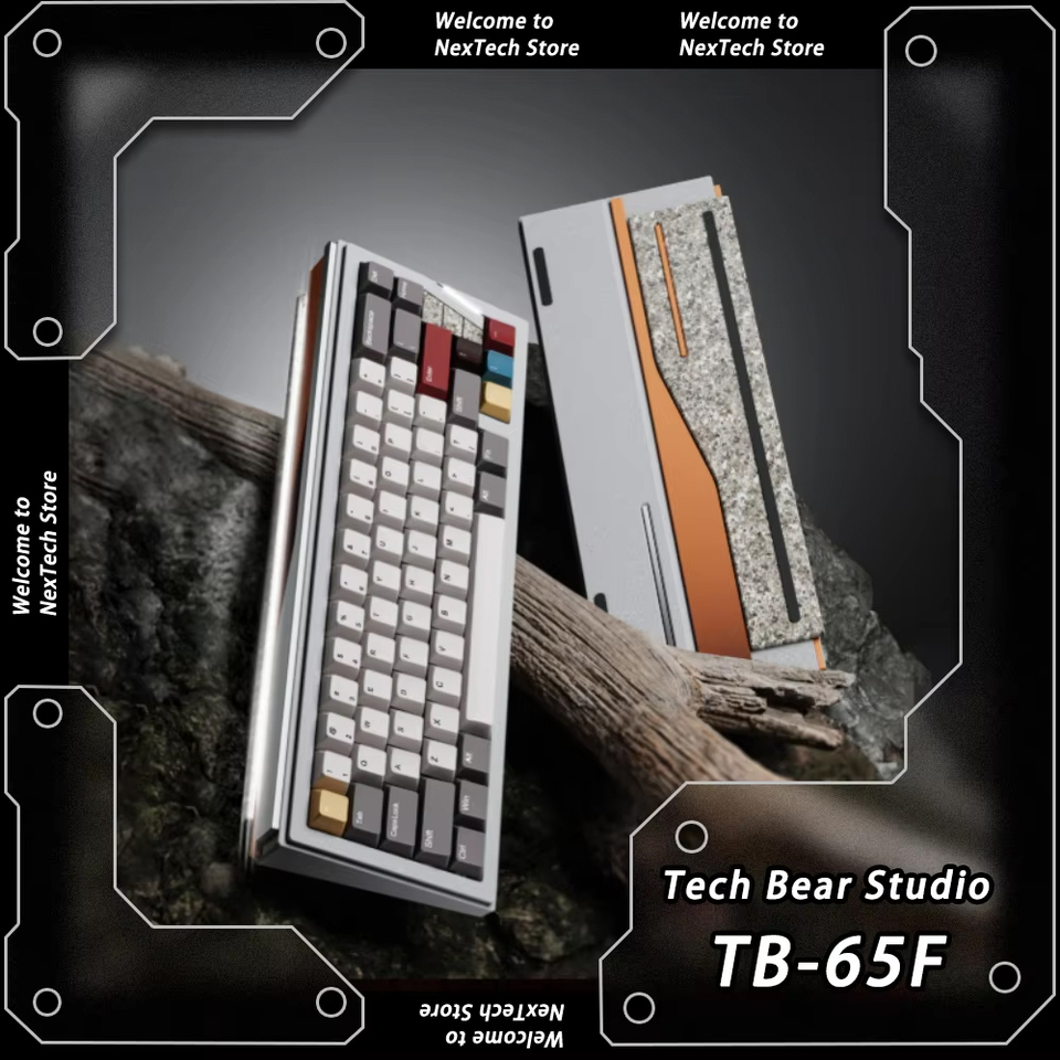 Tech Bear Studio TB-65F Wireless Bluetooth Mechanical Keyboard