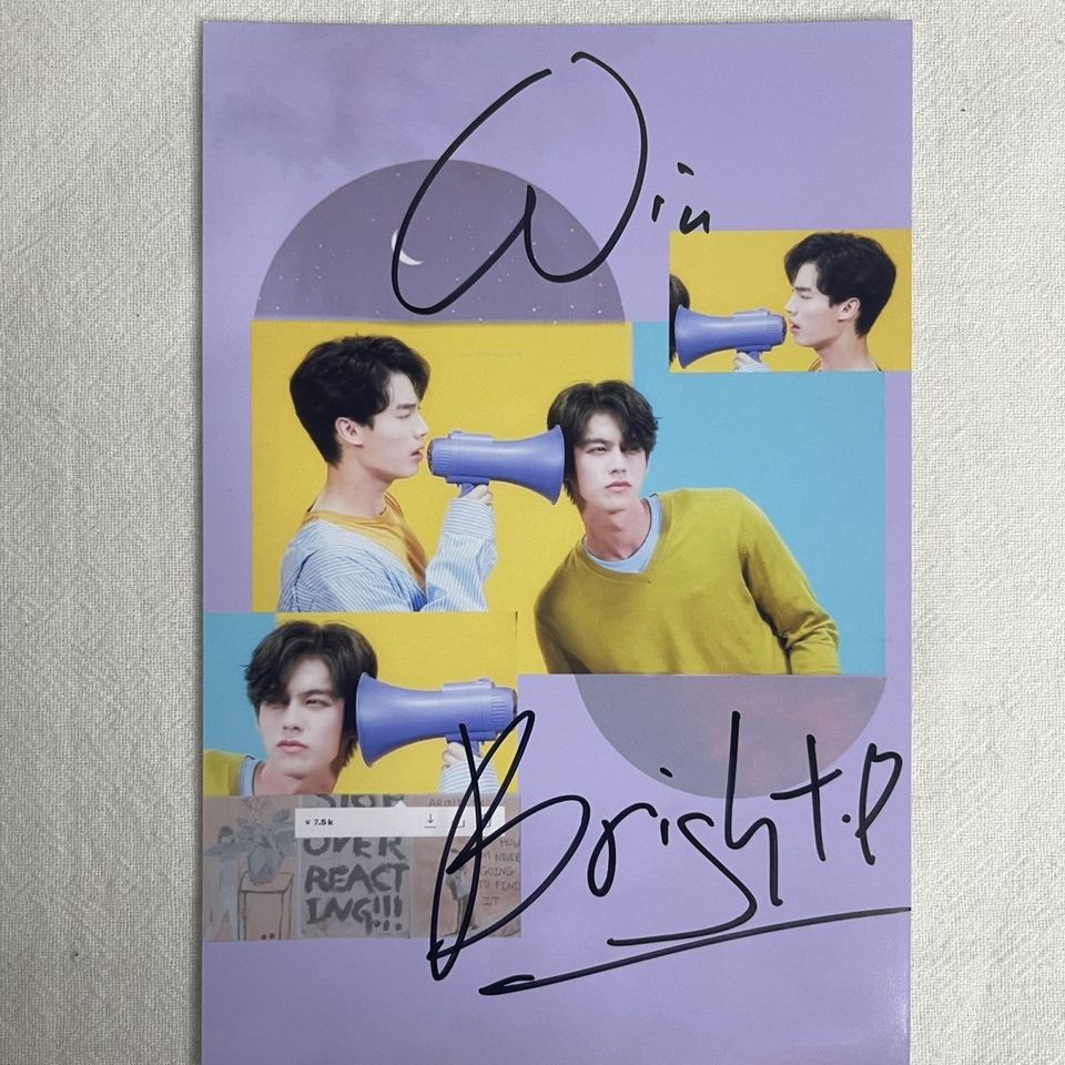 brightくんサイン brightwin 2gether brightくん 直筆サインstartdee