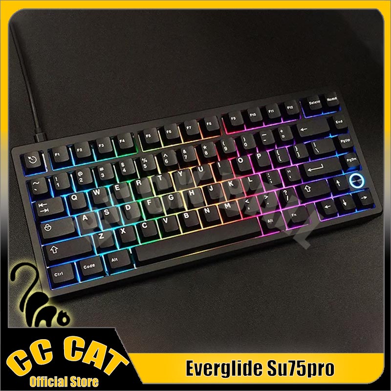 Everglide Su75pro Magnetic Switch Keyboard Su75 Pro Wired Keyboard