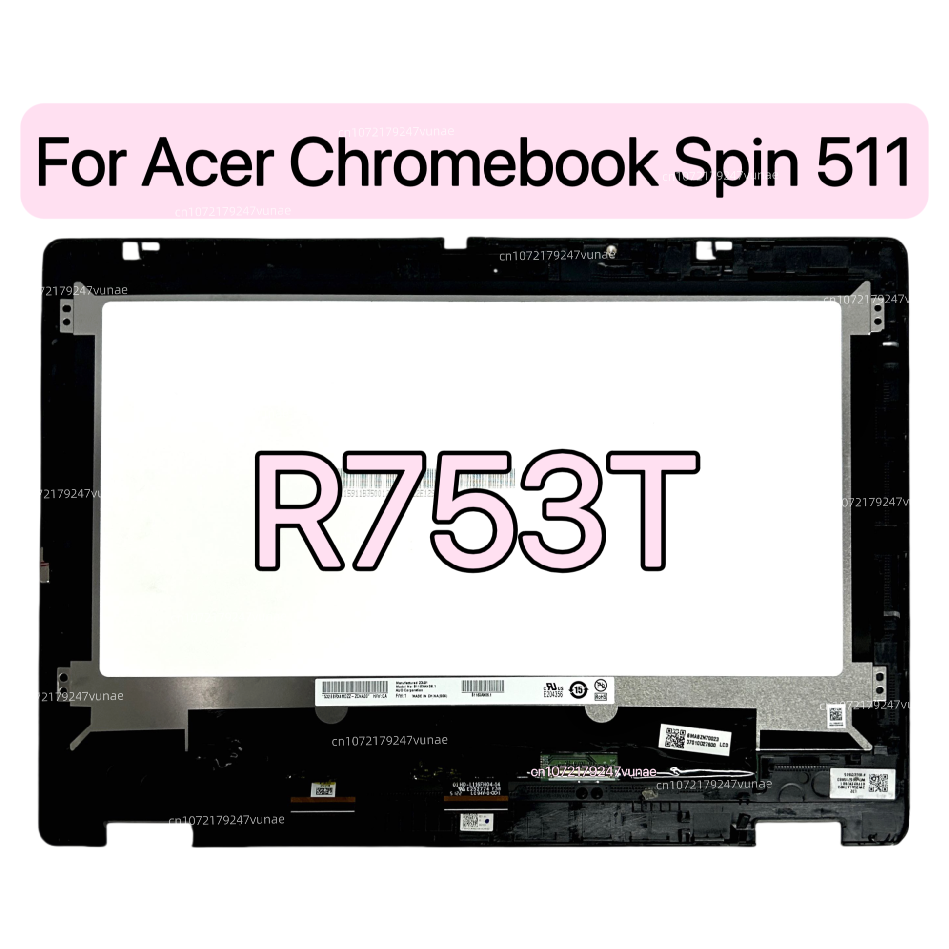 Original 11.6'' For Acer Chromebook Spin 511 R753T R753 R753TN HD