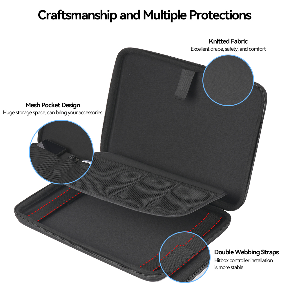 Haute42 保護キャリングバッグケース Hitbox レバーレスコントローラ