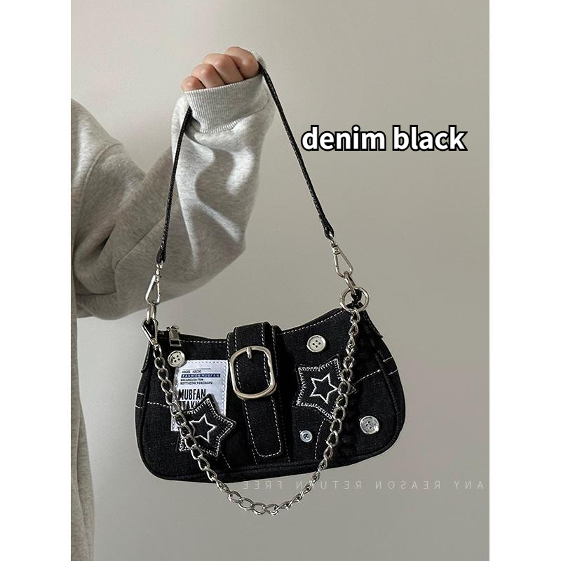 女性用チェーン付きヴィンテージショルダーバッグ,モデルy2k,トート