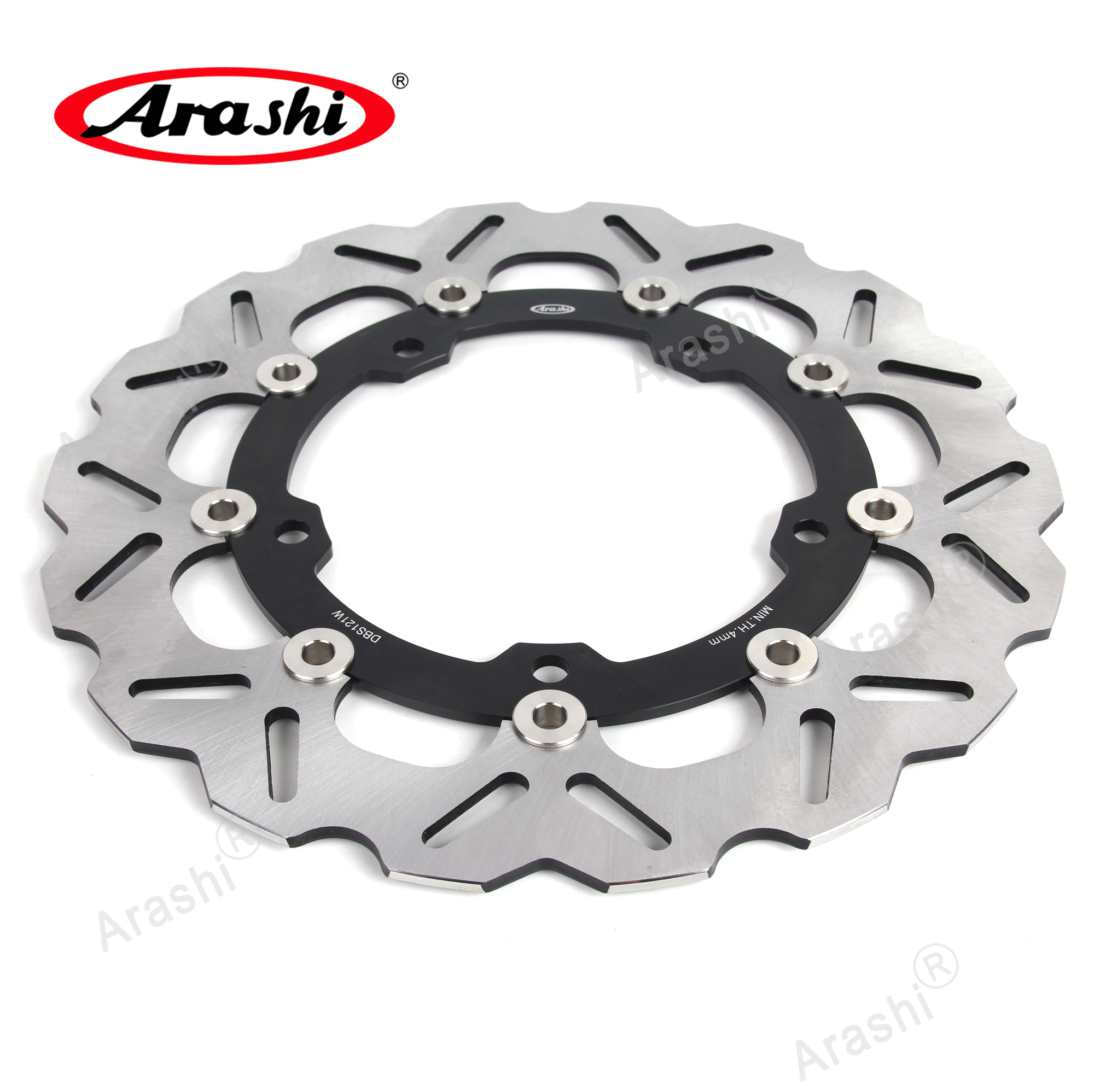 Arashi CNC Floating Front Brake Disc Rotor For KAWASAKI Ninja 400
