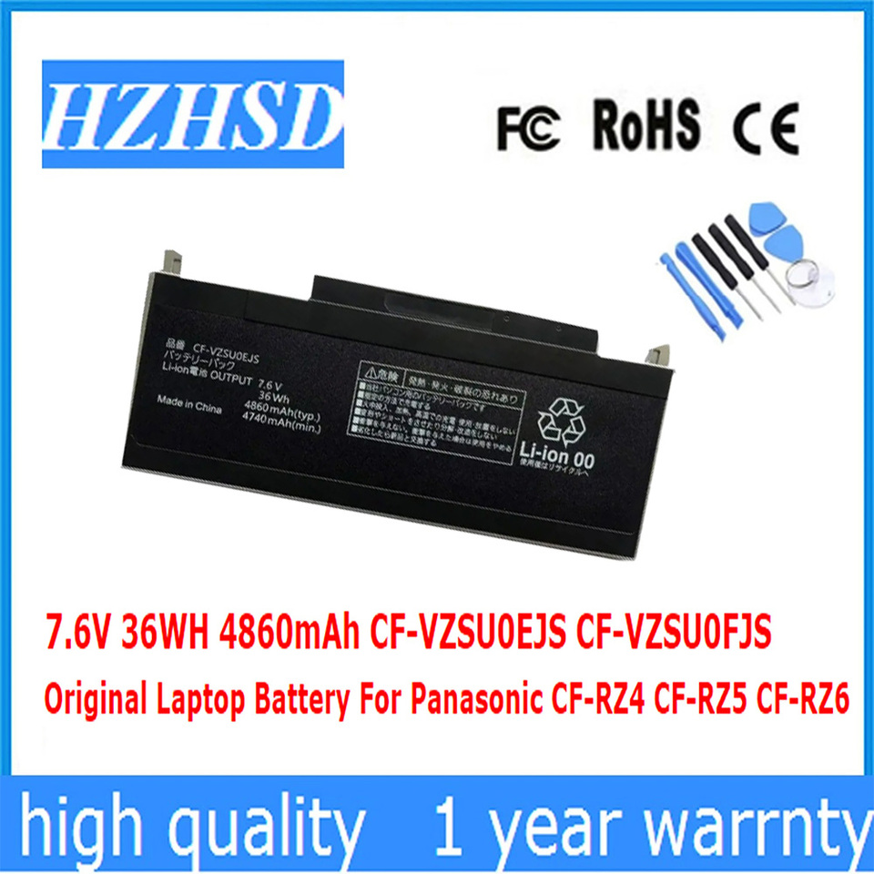 7.6V 36WH 4860mAh CF-VZSU0EJS CF-VZSU0FJS Original Laptop Battery