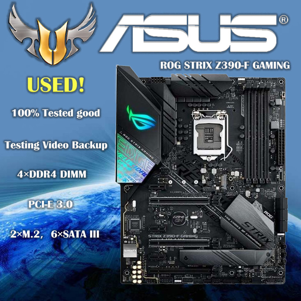 LGA 1151 Asus ROG STRIX Z390-F GAMING Motherboard DDR4 Intel 8th