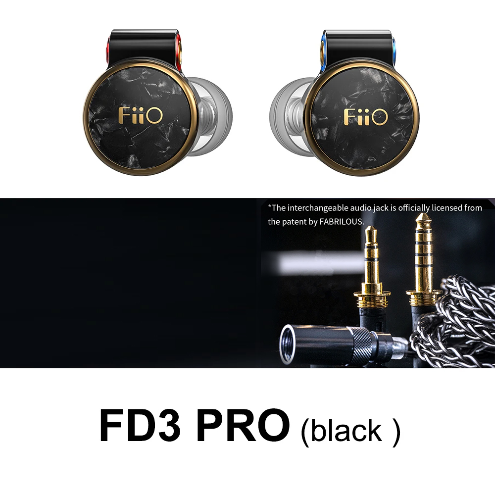 FiiO FD3/FD3 Pro 1DD Dynamic In-Ear Earphone Hi-Res Audio Headset