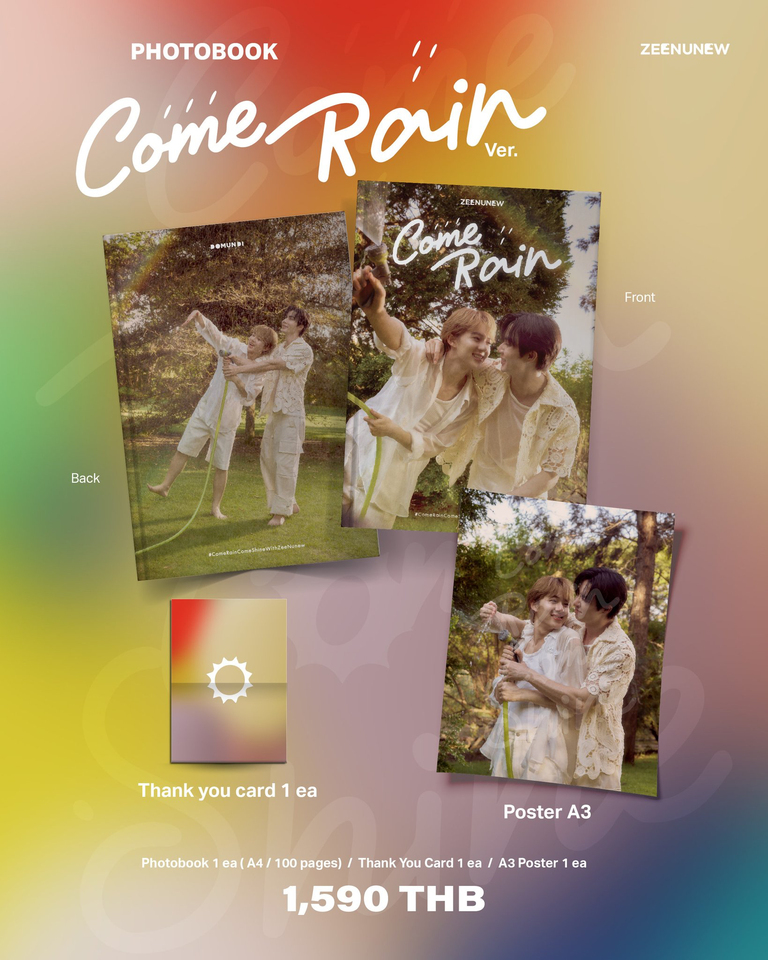 New ZeeNunew 3rd photobook boxset official original merchandise