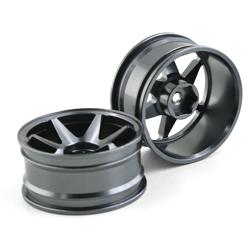 ラジコンカー用xy01ホイール,アルミ合金,6スポーク,52mm,1/10オン