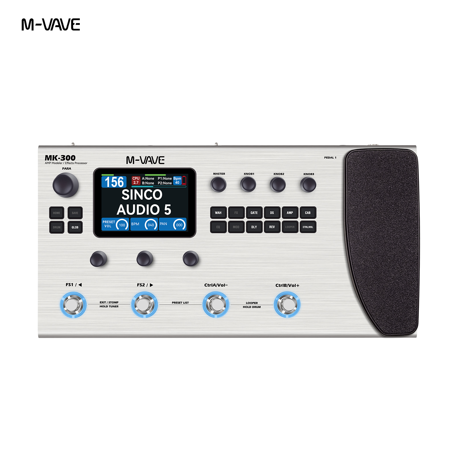 M-VAVE MK300 Guitar Multi-Effect Processor | ANN Neural Modeling