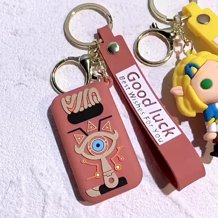 ゼルダの伝説モデルキーホルダー、ハイリアンシールド、リンク、Shikah