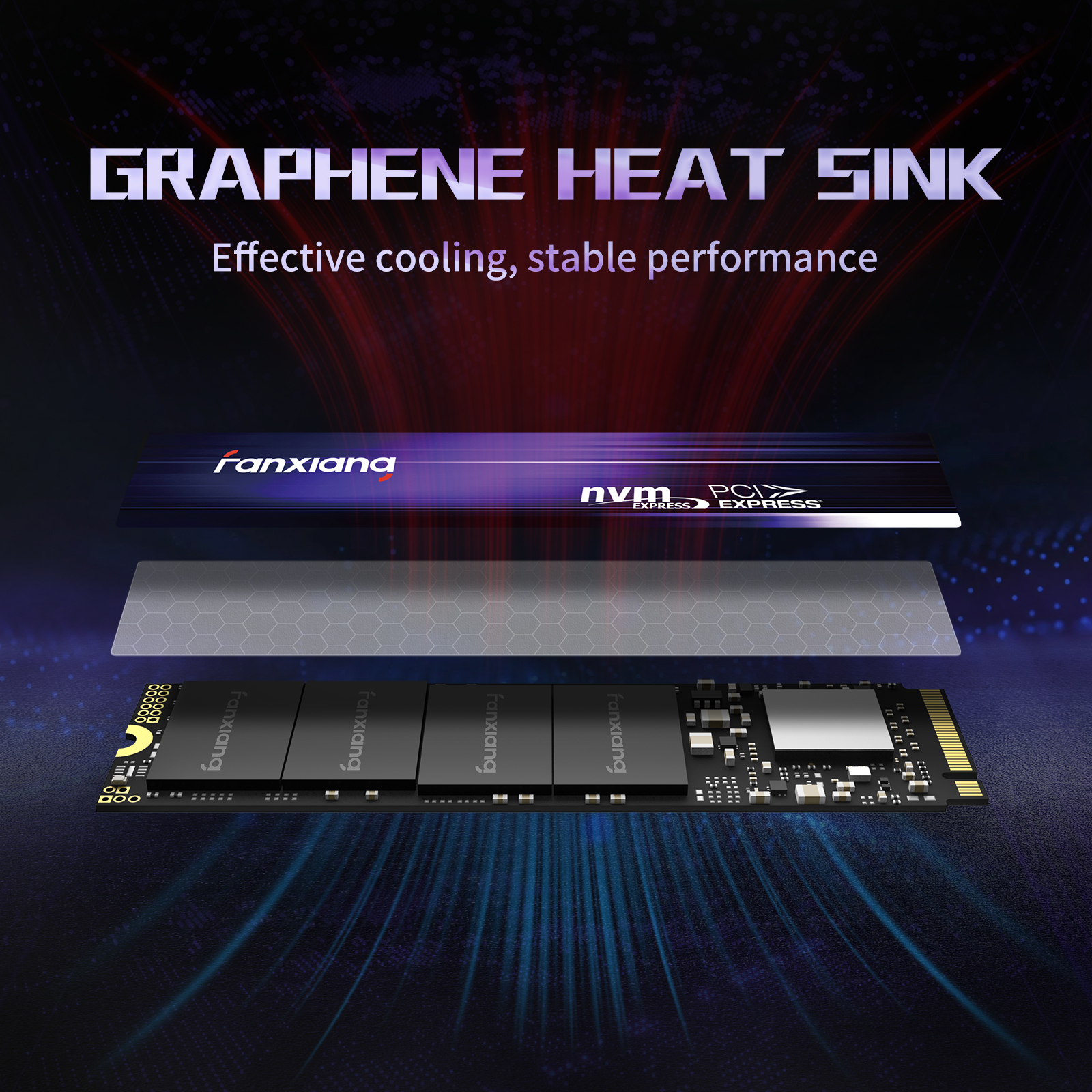 Fanxiang S880 M.2 SSD 7300MB/秒 1TB/2TB/4TB M.2 NVMe SSD ドライブ