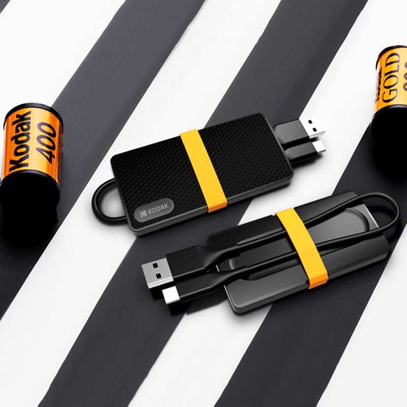 Kodak X200 Portable SSD 2TB 1TB USB 3.1 Type C External Drive Hard