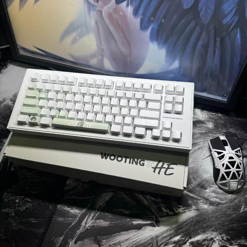 新規上場 Wooting80he アルミケース上下カバーデザインカスタム CNC