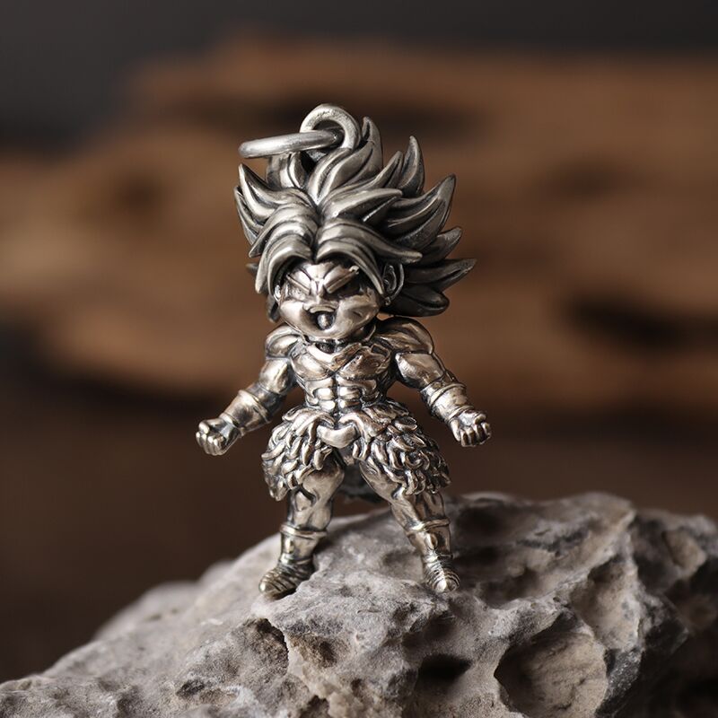 ドラゴンボール Z 超サイヤ人孫悟空合金電気メッキネックレス人格