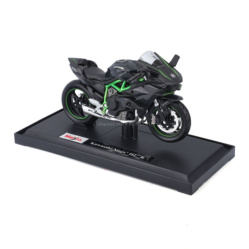 Maisto 1:18 Kawasaki Ninja ZX-12R Genuine Alloy Motorcycle Model