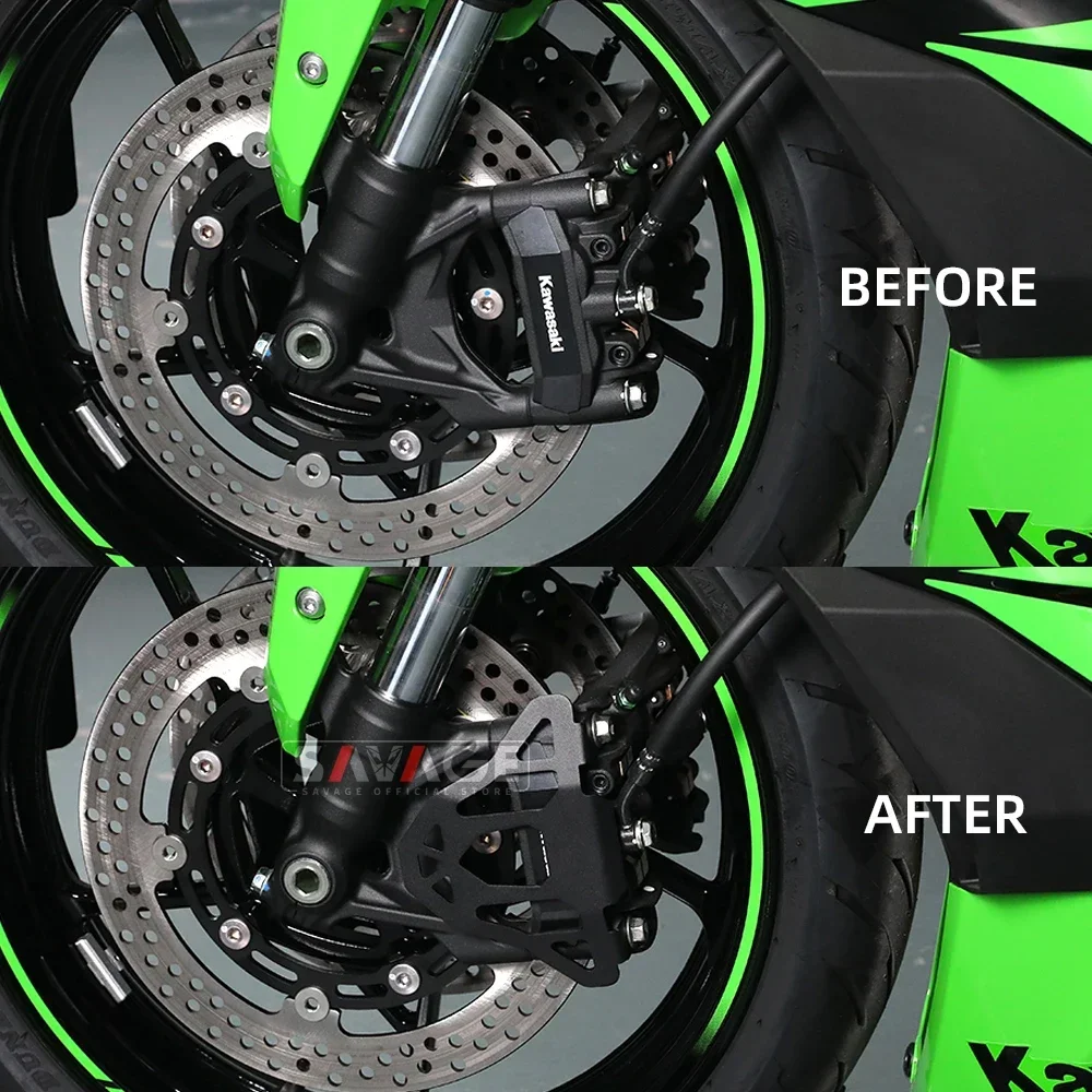 カワサキ用フロントブレーキキャリパー保護,zx4r,zx4rr,zx25r,h2,ninja