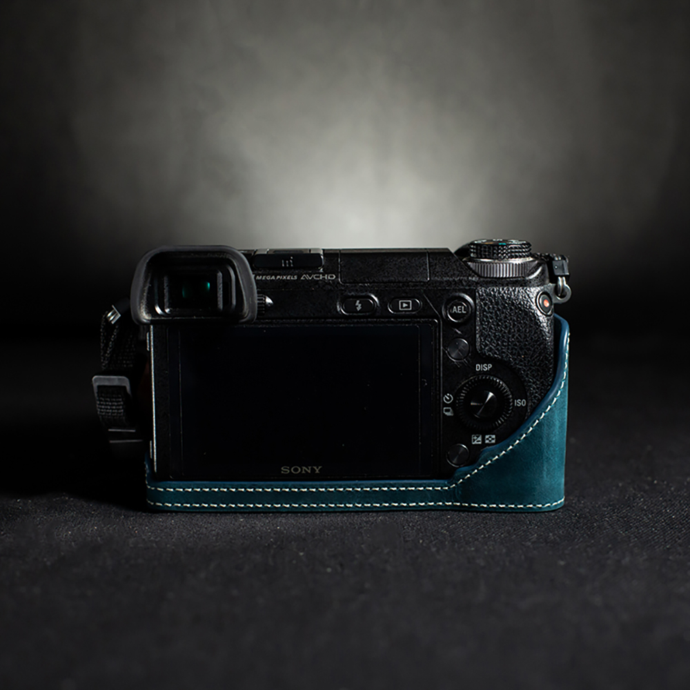 手作り本革保護ハーフケースソニー NEX-6/7 カバーヴィンテージ保護