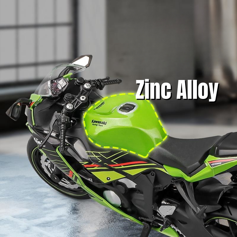 1/12 Kawasaki Ninja ZX-6R Motorcycle Toy 1:12 RMZ City Diecast