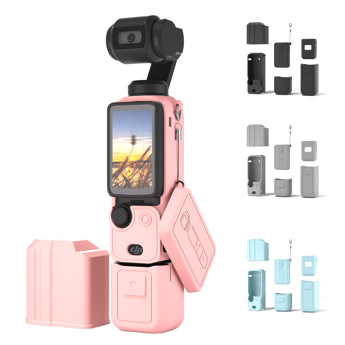 Silicone Case for DJI OSMO Pocket 3 Protective Cover Pocket3 dji