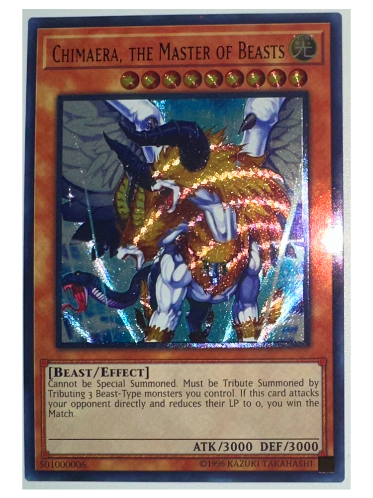 Yu Gi Oh Chimaera, the Master of Beasts 501000006 English Toys