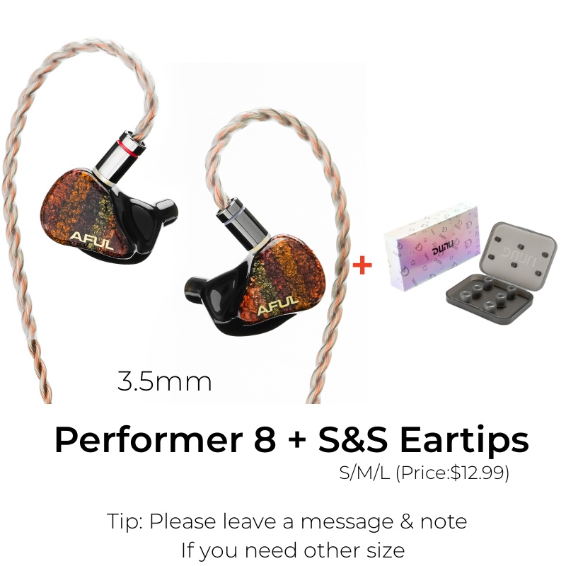 AFUL Performer 8/Performer8 Hybrid Drivers Wired Earphones 1DD+