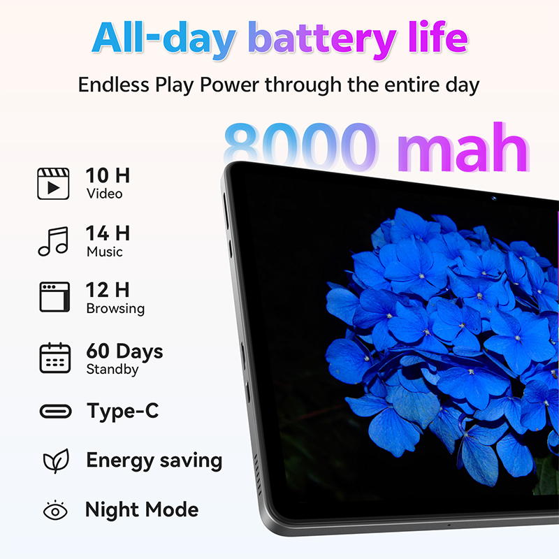 SVITOO P11 Tablet Android 15 2025 11 Inch Unisoc T606 16GB RAM