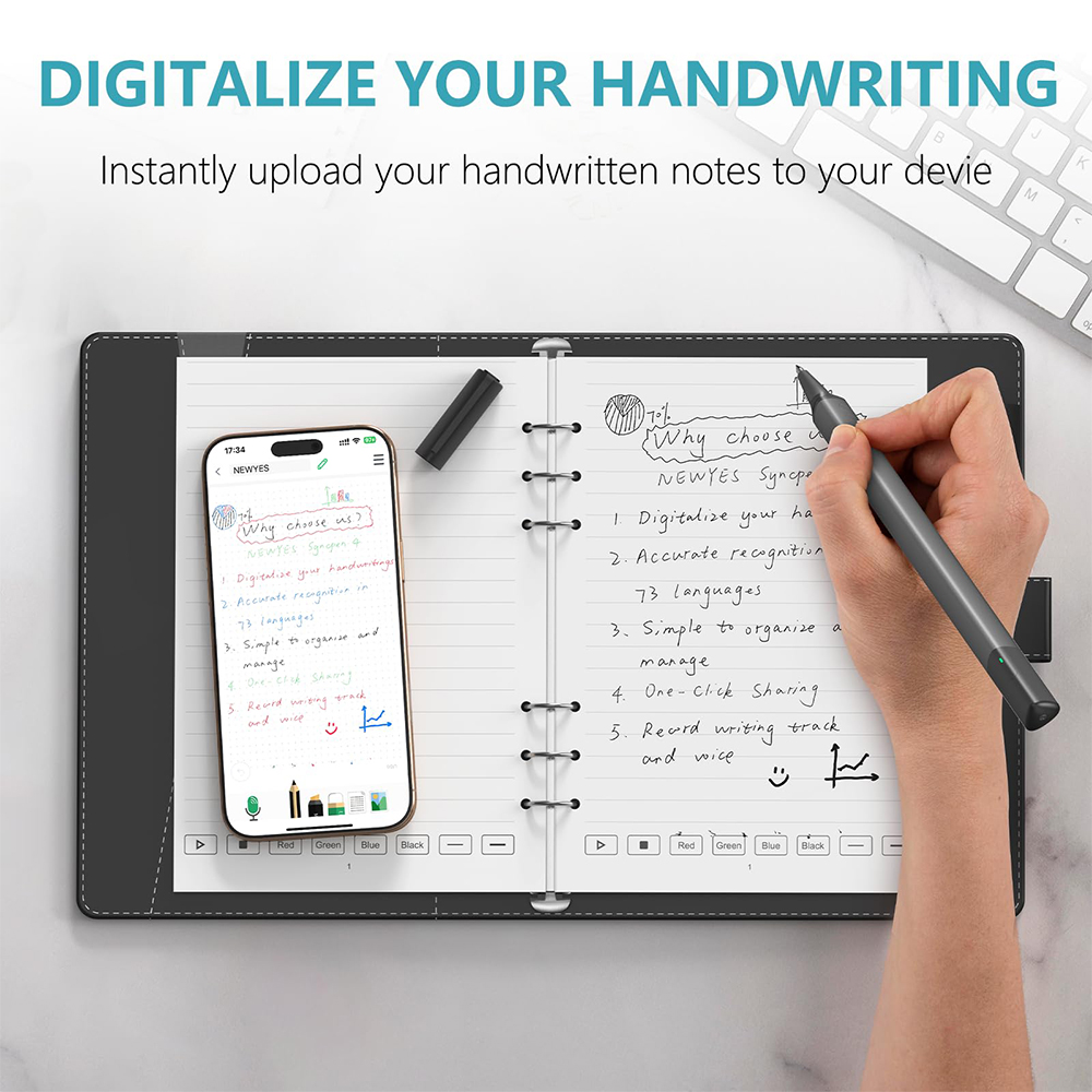 NEWYES SyncPen 4 Smart Pen with Digital Notebook Digital Pen Sync