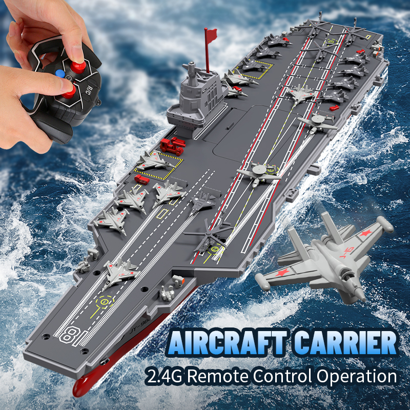 JJRC S19 RC Aircraft Carrier Dual Motor Drift Simulation Destroyer