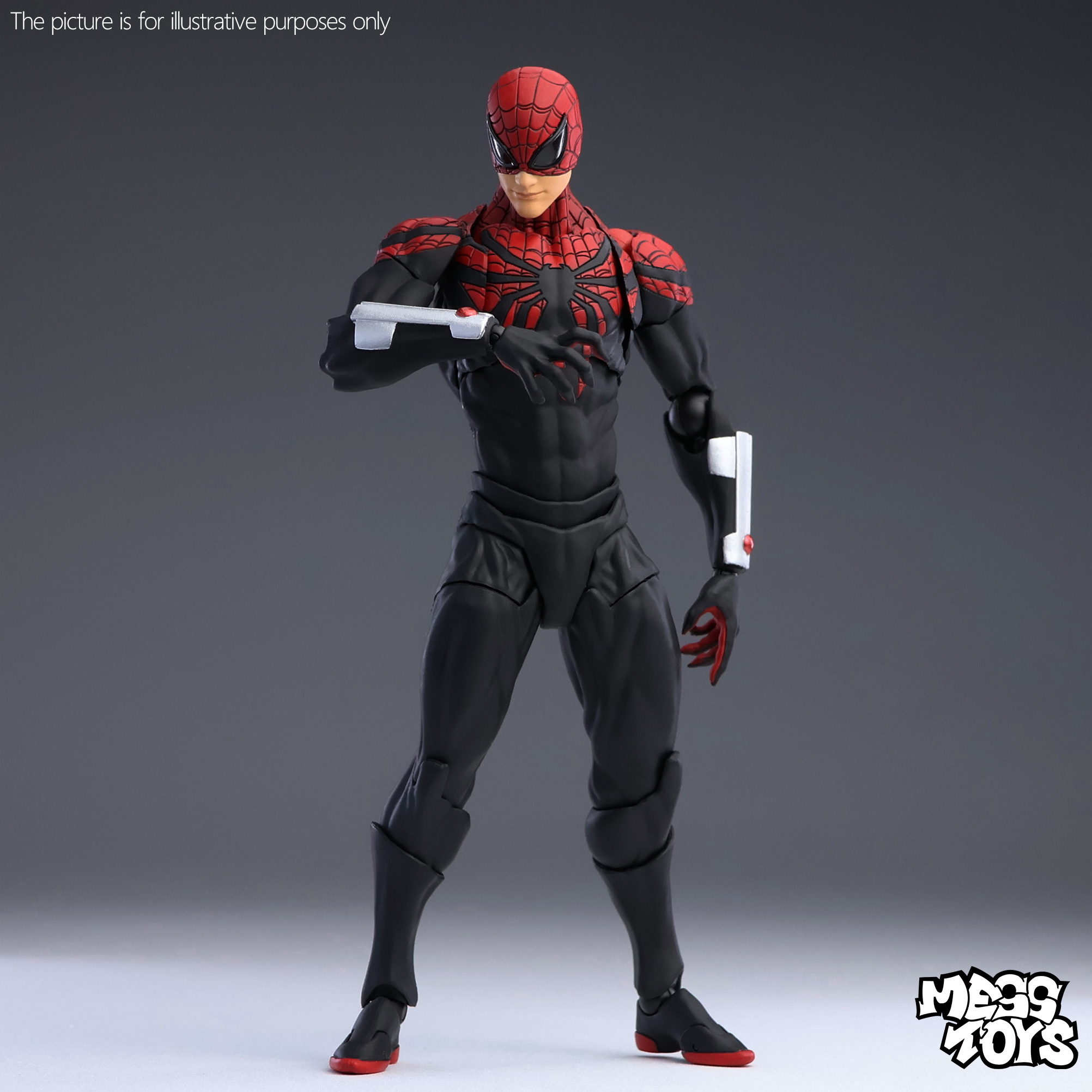 MessToys Superior Spiderman Figure Mess Toys Kaine Parker Spider