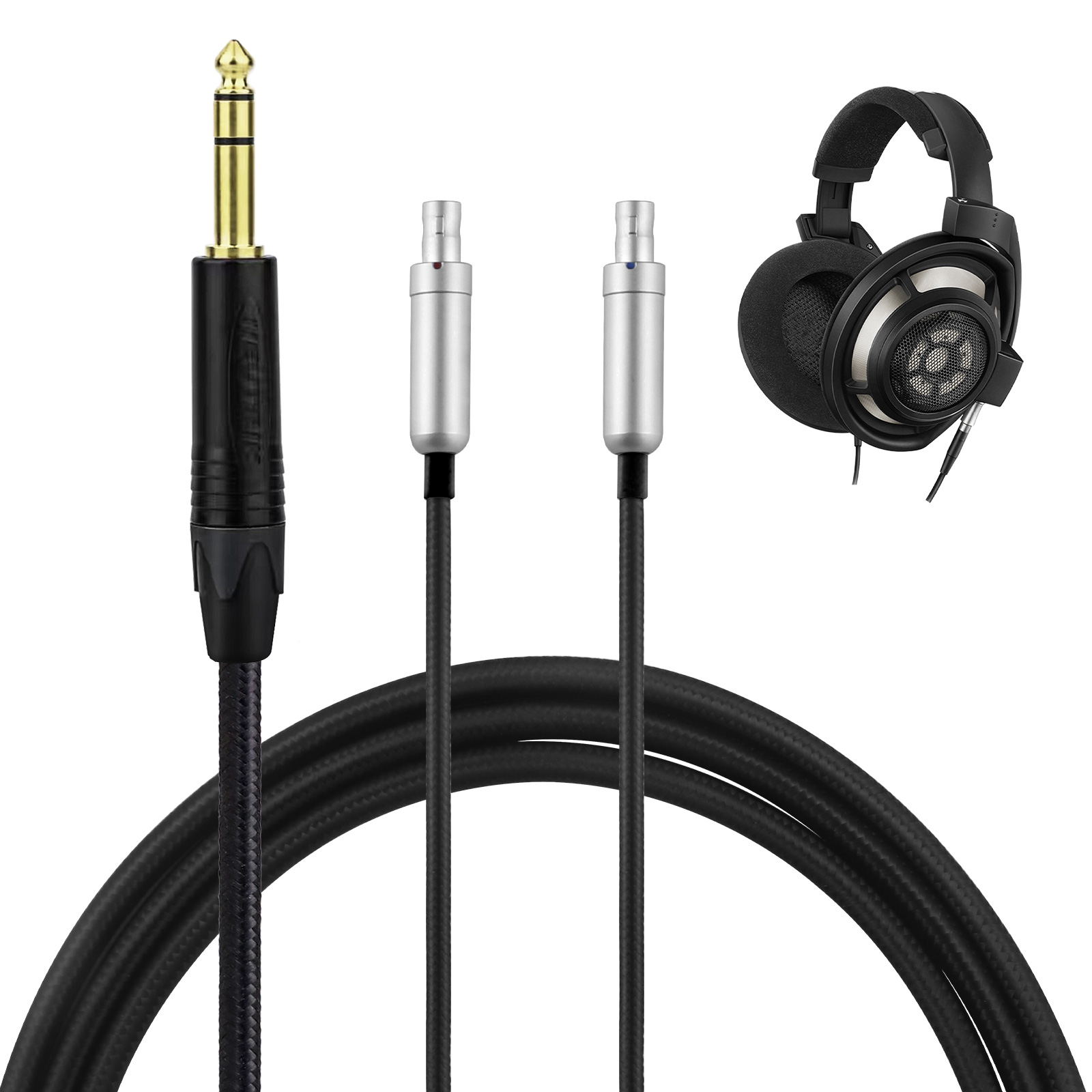 OKCSC HiFi XLR 4.4mm 3.5mm 2.5mm 6.35mm Plug 2m/200cm Cable For