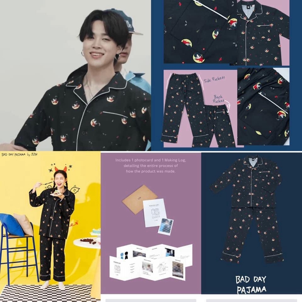 New Pajamas Set JIN Tracksuits Two Pieces Set Oversize Homewear