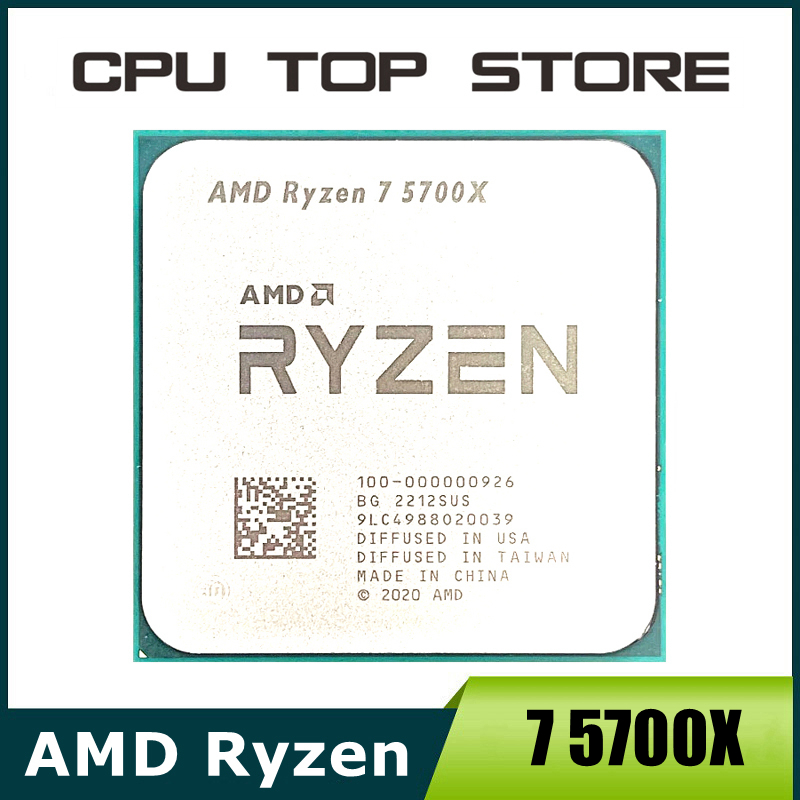 AMD Ryzen 7 5700X R7 5700X 3.4GHz 8-Core 16-Thread CPU Processor