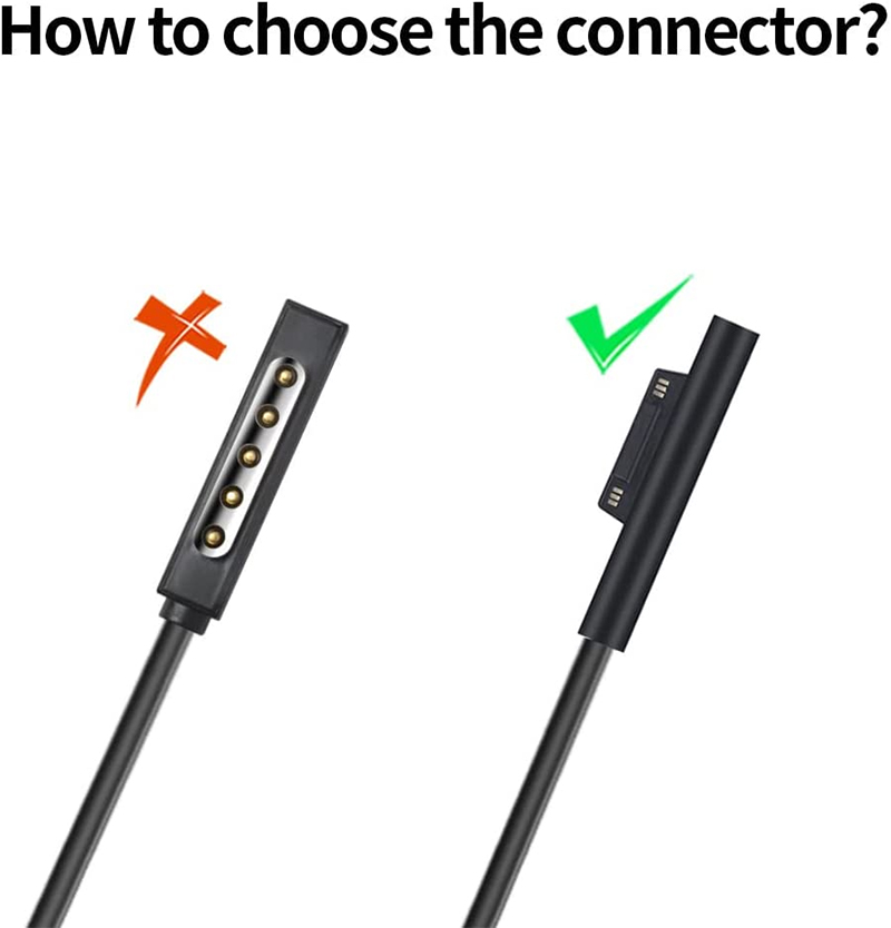 表面プロ充電器65W,Surface Pro 9 pro 8 pro x pro 7 pro 6 pro 5 pro