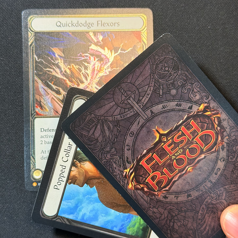 FAB Cold Foil Proxy Cards Enigma New Moon Emperor Dracai of Aesir