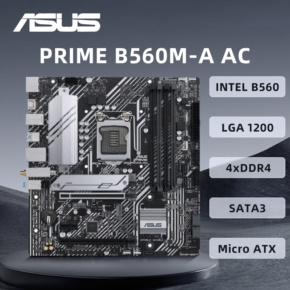 ASUS PRIME B560M-A AC Motherboard Support i9-11900KF 10900F i7