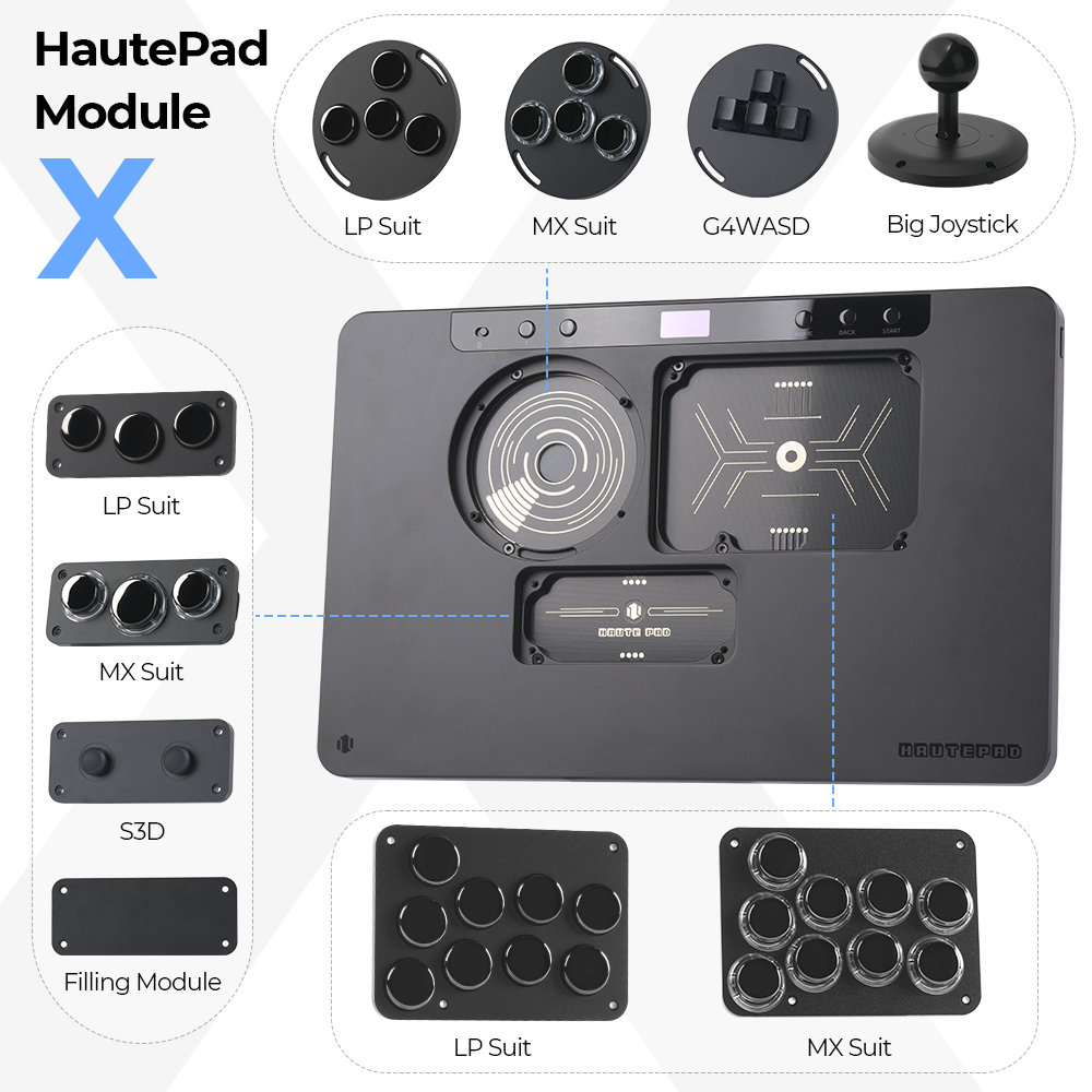 Haute42 HautePad X LP Suit MX Suit S3D G4WASD Module Replaceable