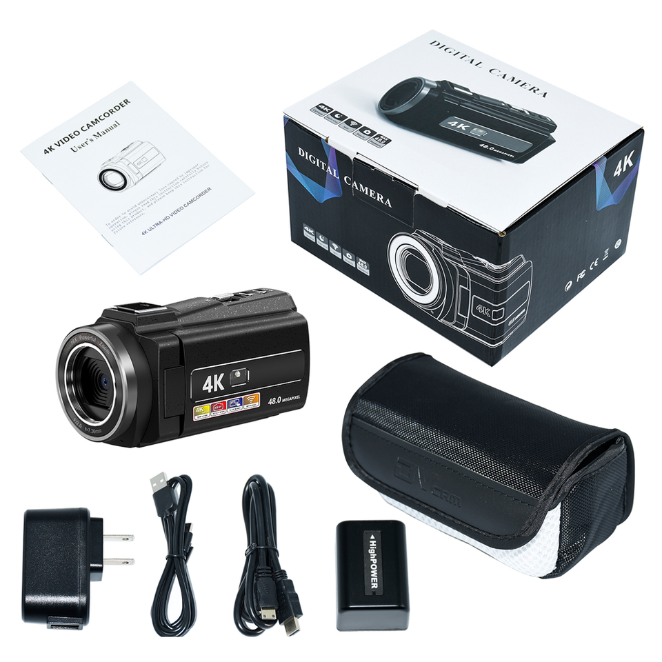 2022 Digital WIFI Camcorder 4K Full HD 16MP DV Camcorder Digital