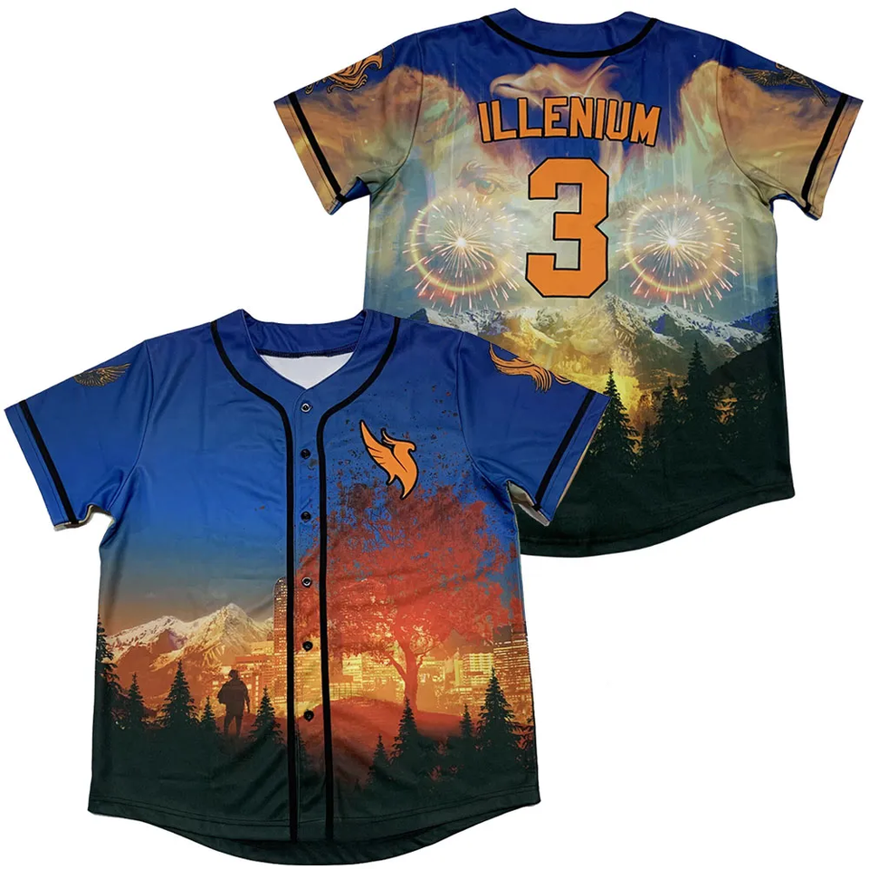 ILLENIUM 2023 Tour Jersey Cosplay Merch Jecket Tee T-shirt Spring