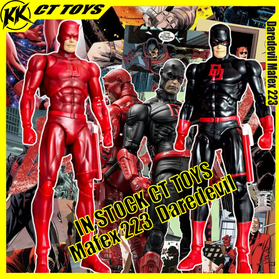 CT Toys DAREDEVIL Action Figure Mafex 223 SHF Black Suit DAREDEVIL