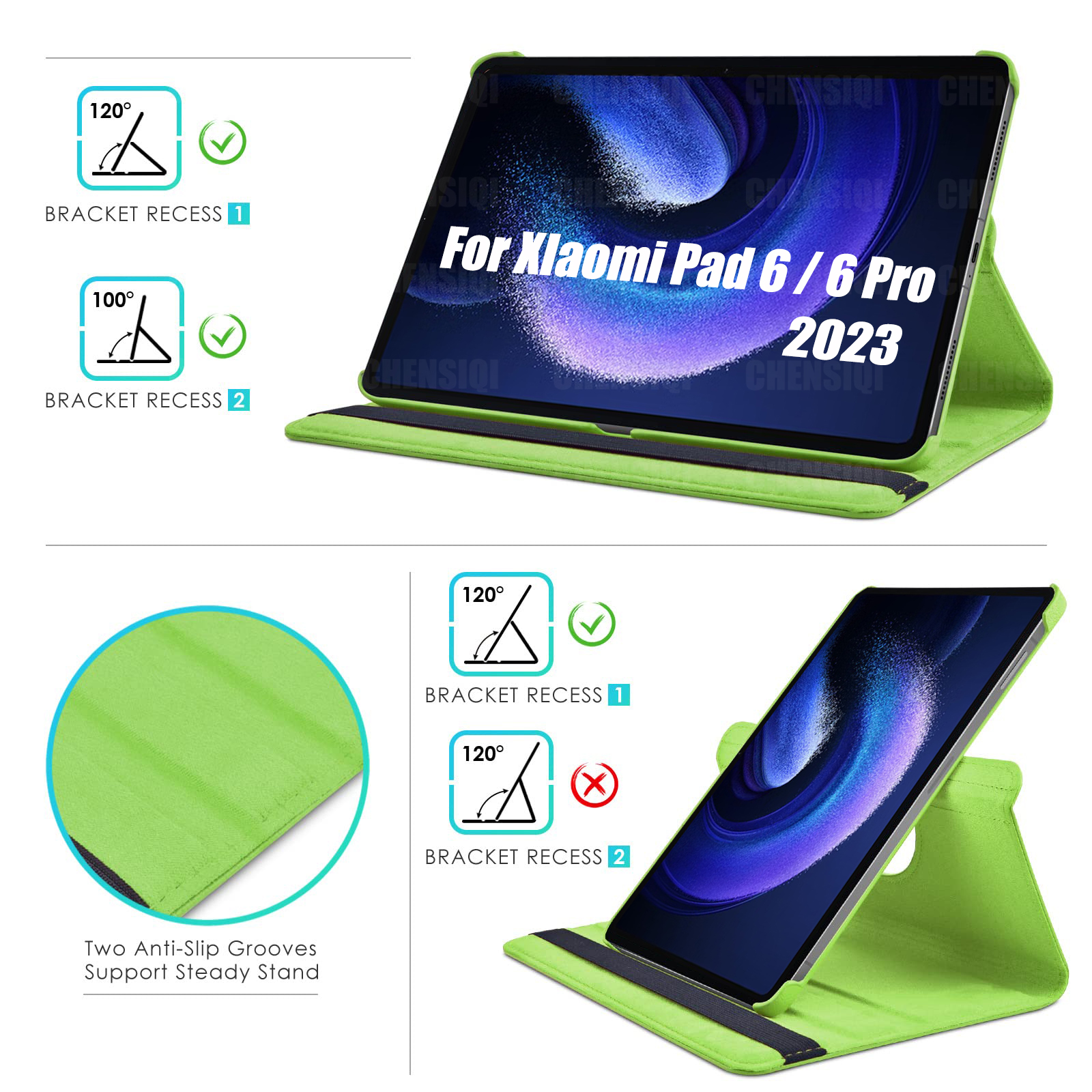 Case for Xiaomi Pad 6 / 6 Pro 11 inch Tablet 2023 Leather