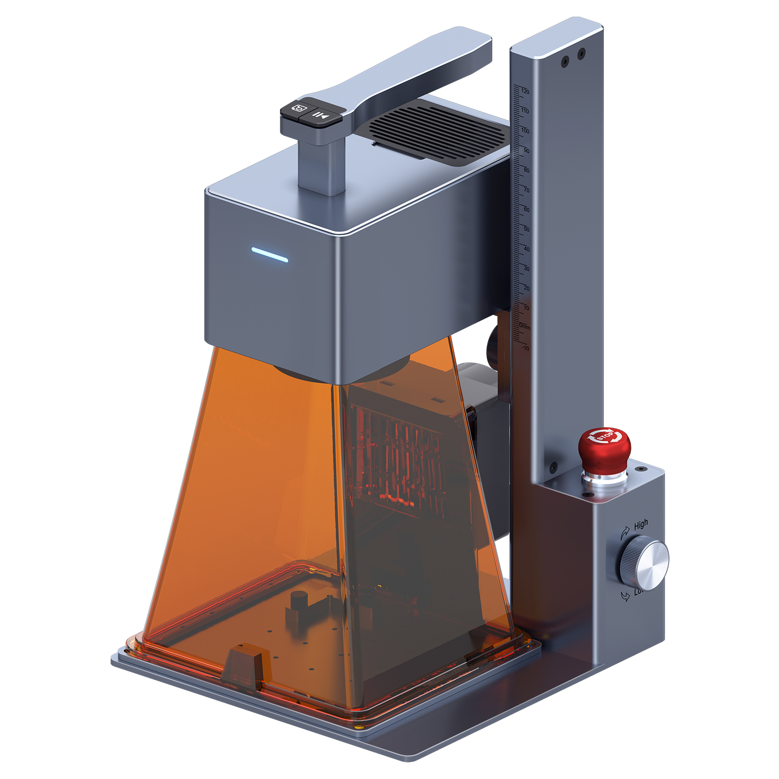 Raymoto R1 10W/20W ポータブルレーザー彫刻機、使いやすい高速彫刻