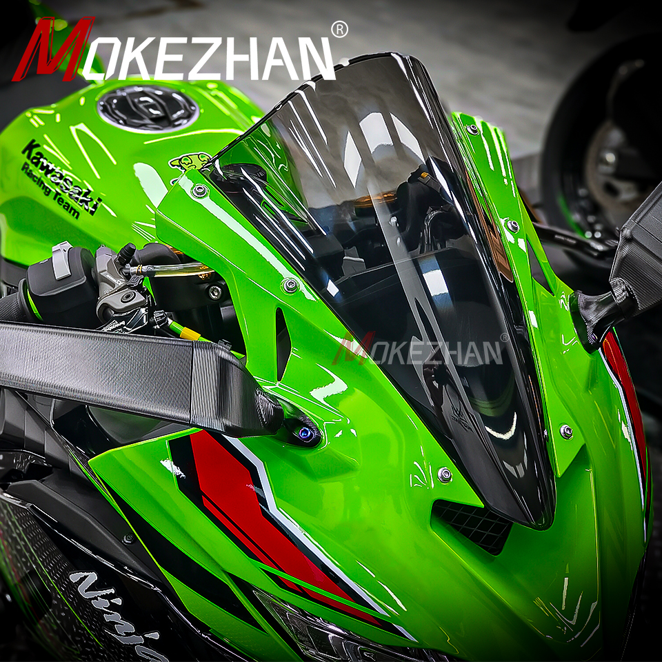 NEW Colors Double Bubble Viser Windshield For Kawasaki Ninja ZX